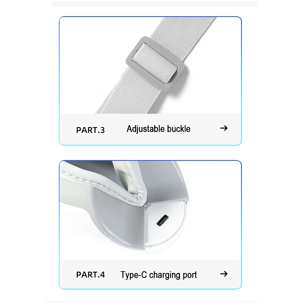 Electric Eye Massager 3 Speed Hot Compress Vibration Relieves Eye Fatigue Improve Sleep Timed Eye Care Machine